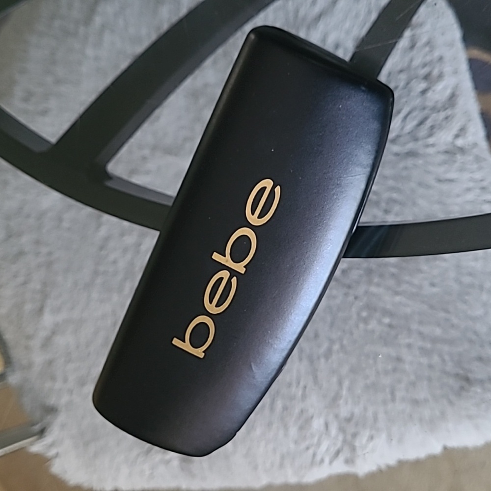 Bebe Black and Gold Eyewear Case